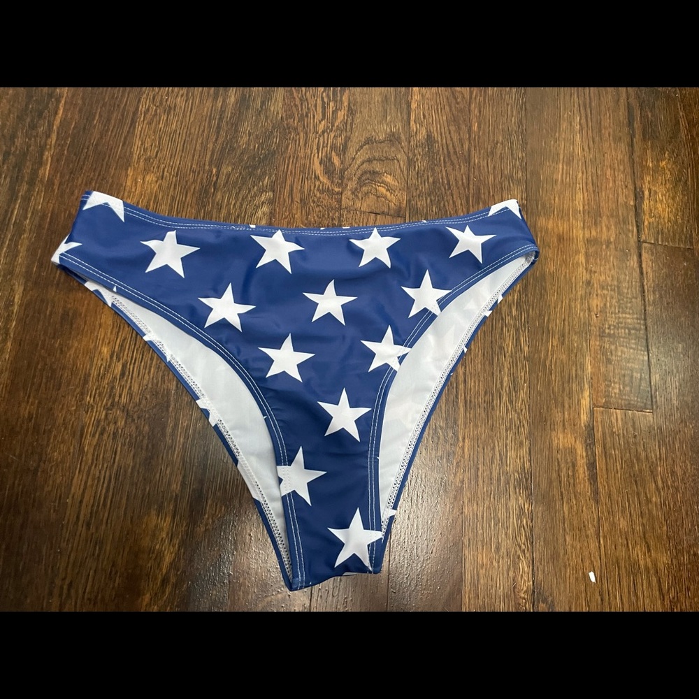 American flag bikini bottom